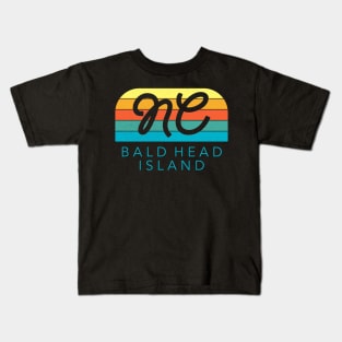 Bald Head Island Sunrise Summer Vacation in NC Kids T-Shirt